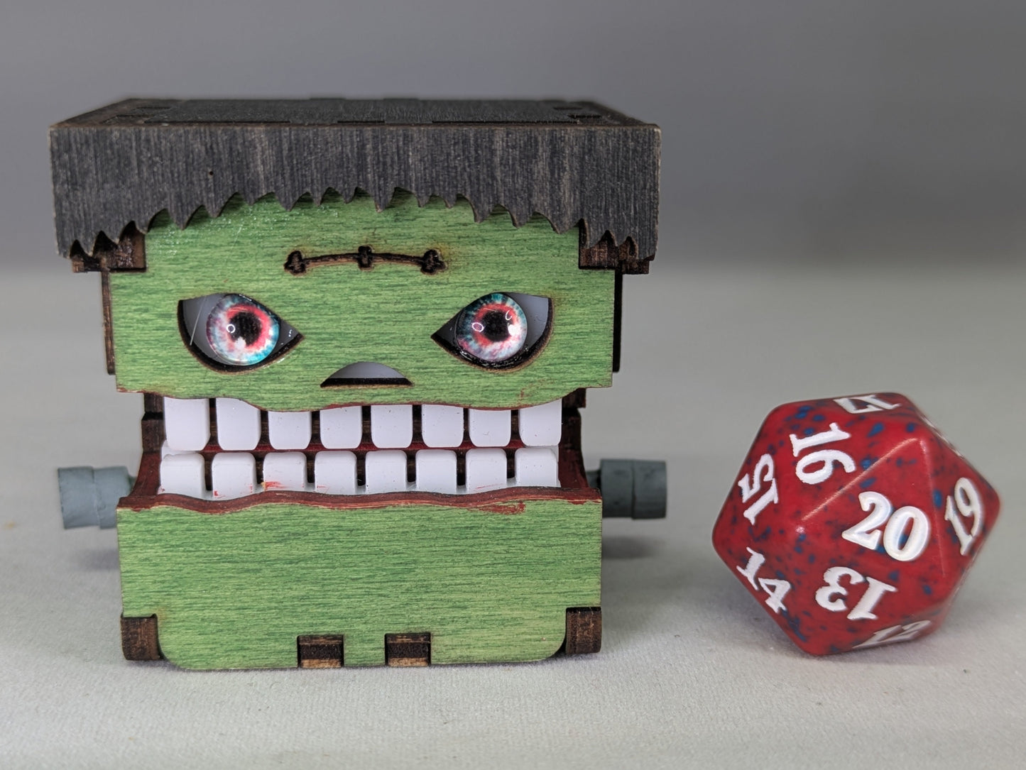 Frankenstein Monster D20 Dice Box