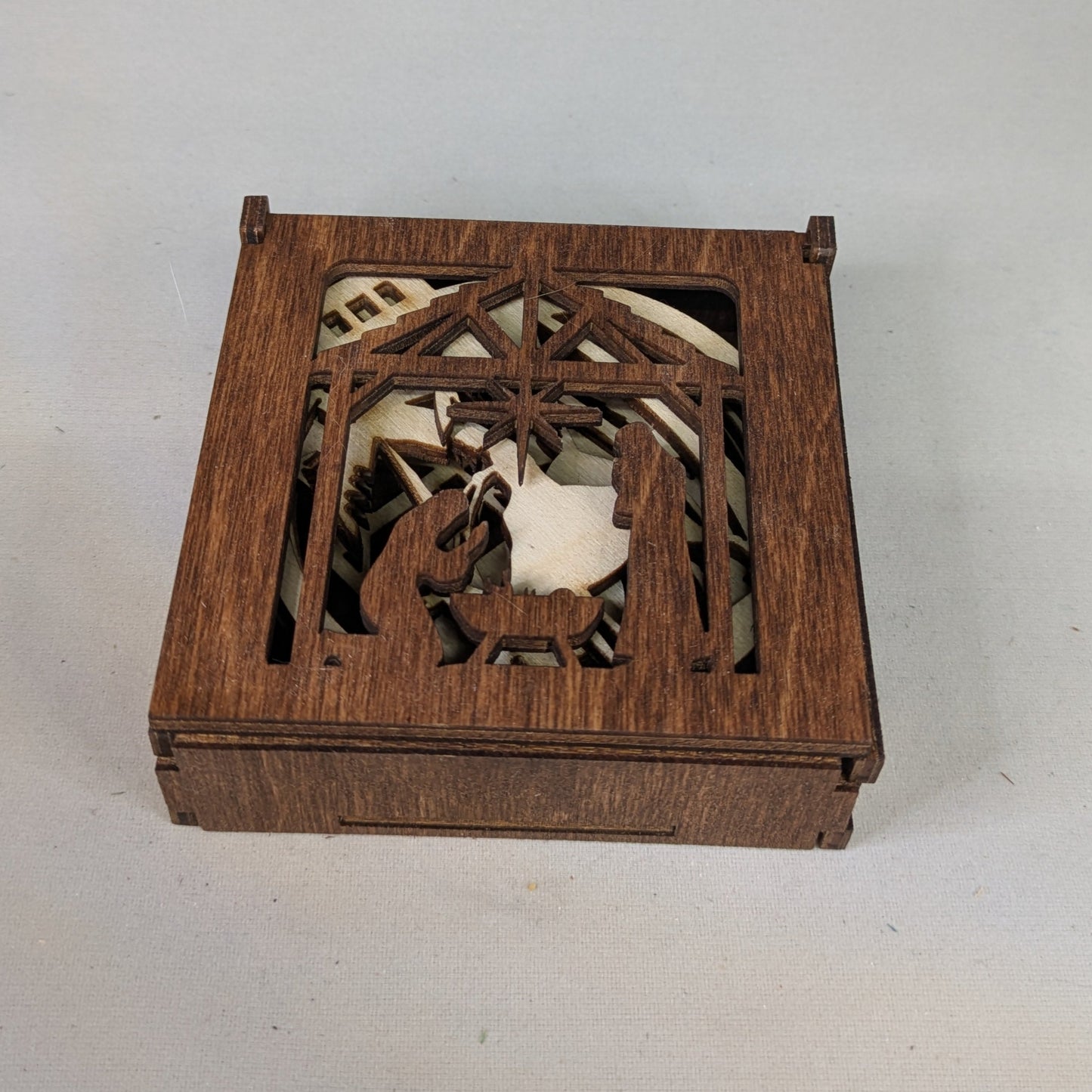 Nativity Manger Christmas Ornament