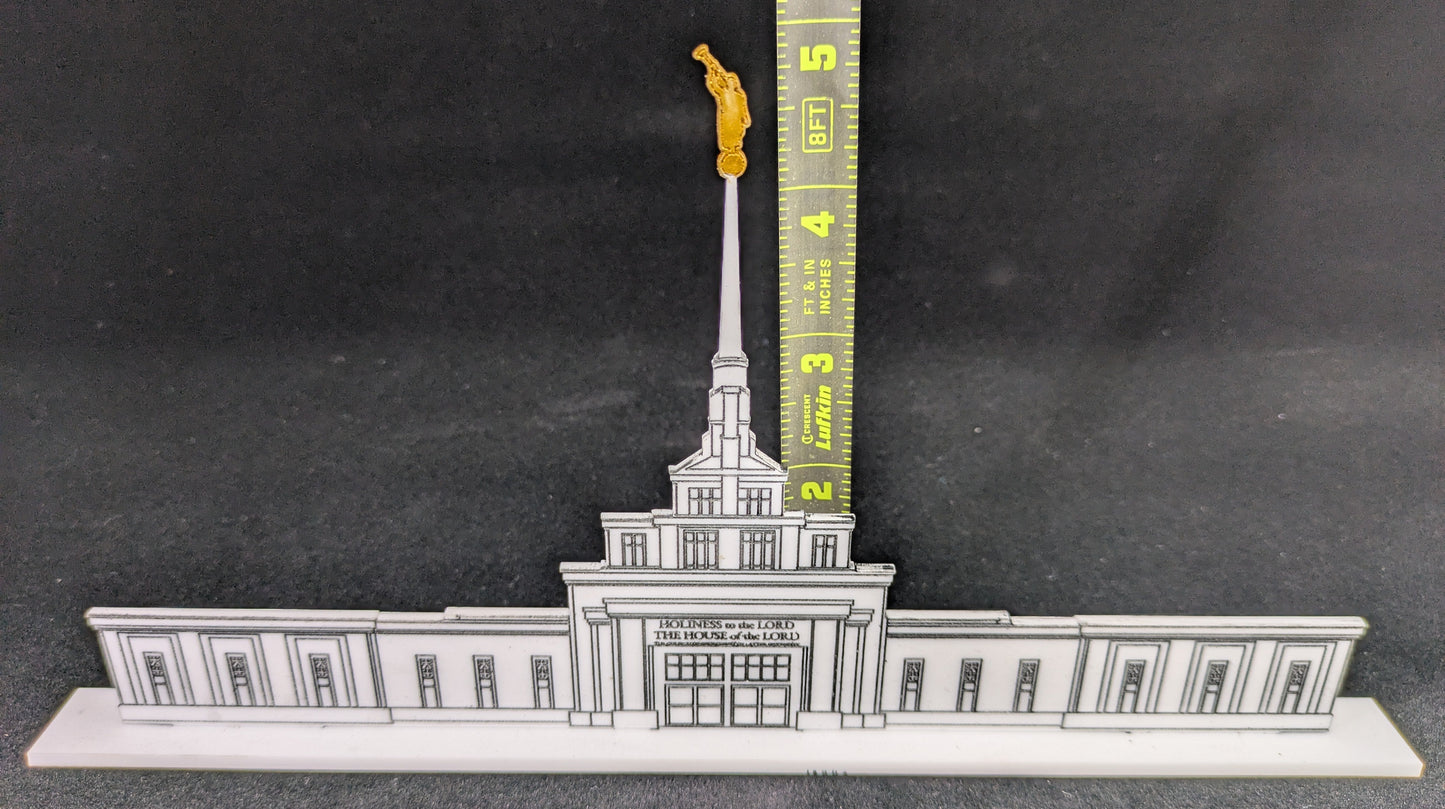 Mormon Temple Display Acrylic small