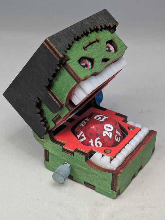 Frankenstein Monster D20 Dice Box